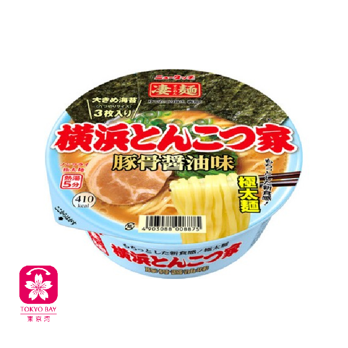 日本淒面系列 | 橫浜 | 豚骨家 | 豚骨醬油味拉面 | 117g/碗