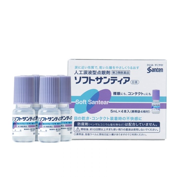 日本参天 | 人工眼液型 | 眼药水 | 内装4小瓶 | 每瓶5ml