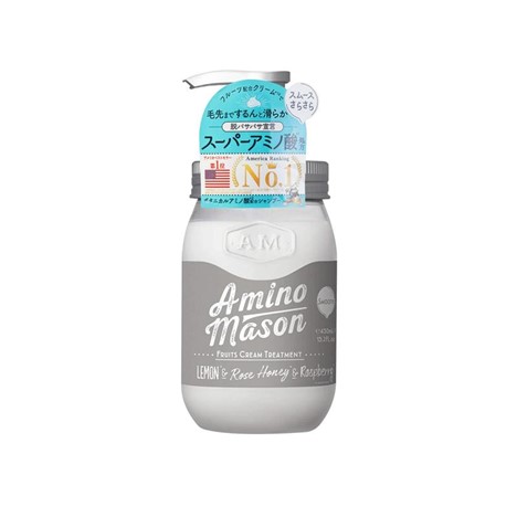 日本Amino | 抗脱发 | 柔顺型 | 护发素 | 450ml | Cosmeist Inc. Amino Mason Smooth Fruits Cream Treatment