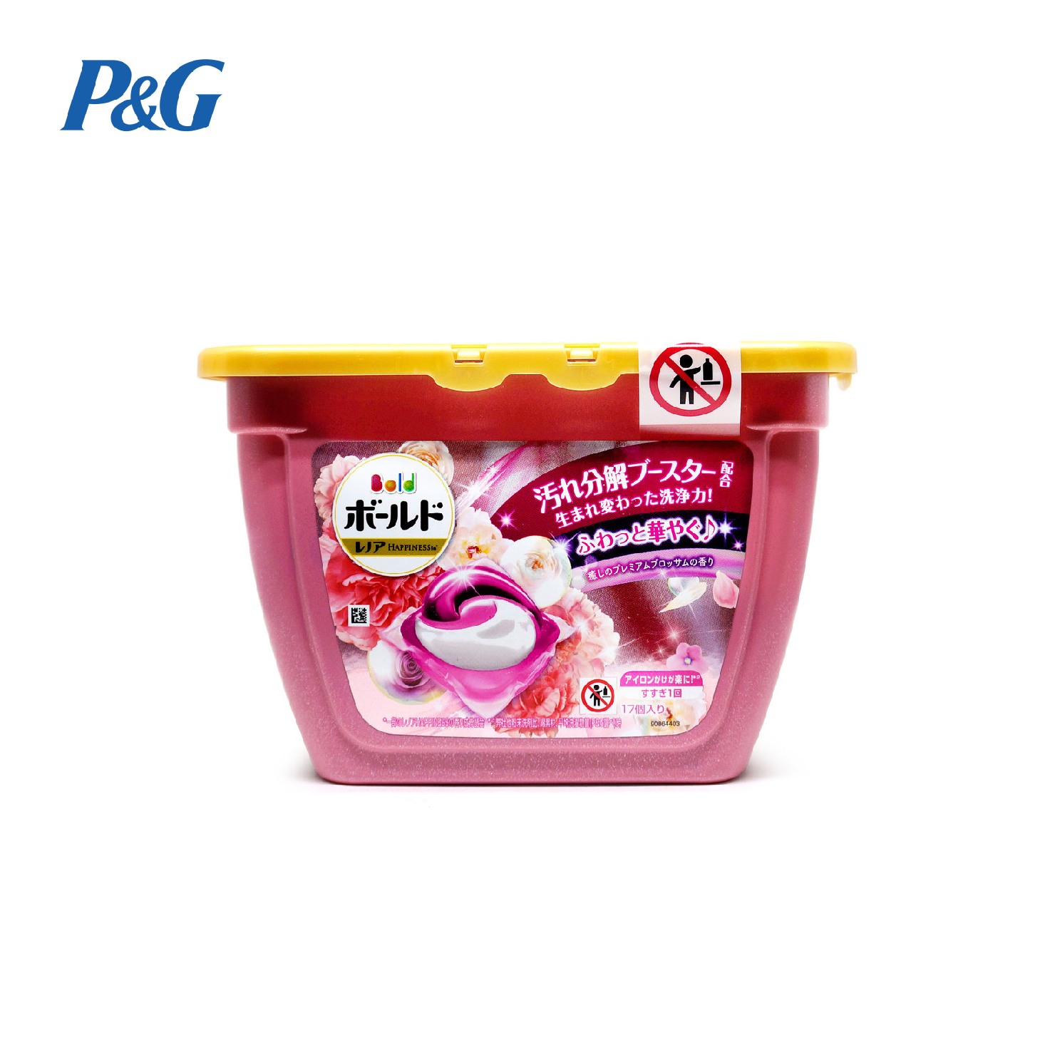 P&G | 新版3D洗衣球+柔顺剂 | 牡丹花香 | 17个/盒