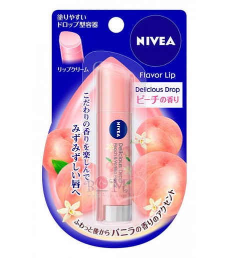日本Nivea | 潤唇膏 3.5g 蜜桃味 | Lip Cream
