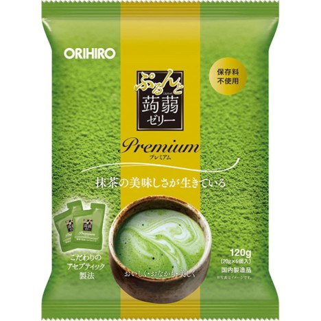 日本ORIHIRO | 低卡美味蒟蒻果冻 | 抹茶口味 | 6个 | Orihiro-Konjac Jelly (Peach)