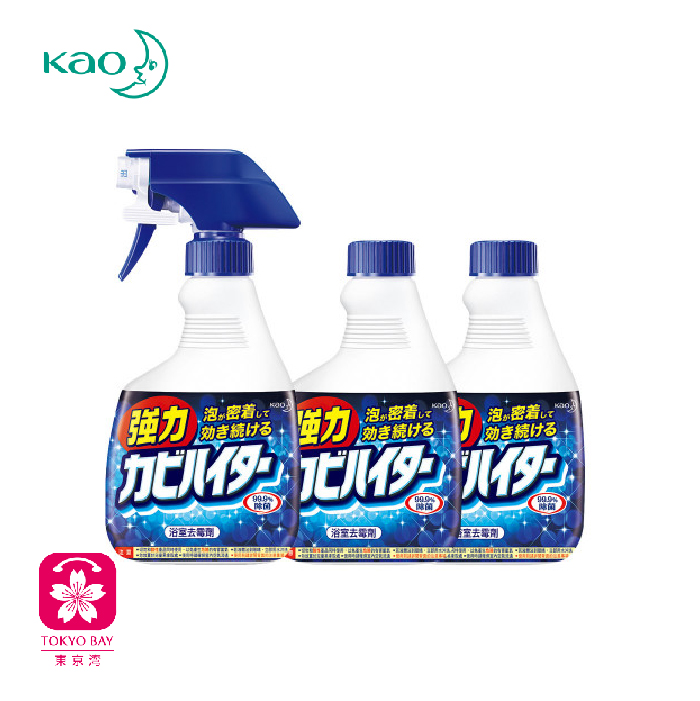 KAO花王 | 浴室强力除霉泡沫喷雾清洁剂+补充装