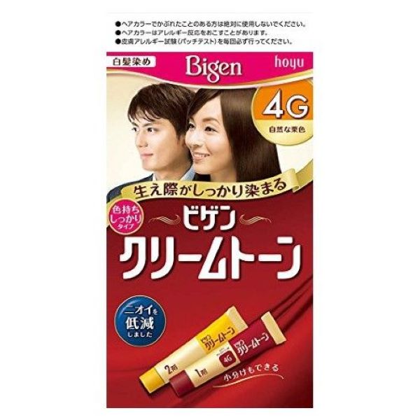  日本美源|染发剂|白发用|4G | 自然栗色