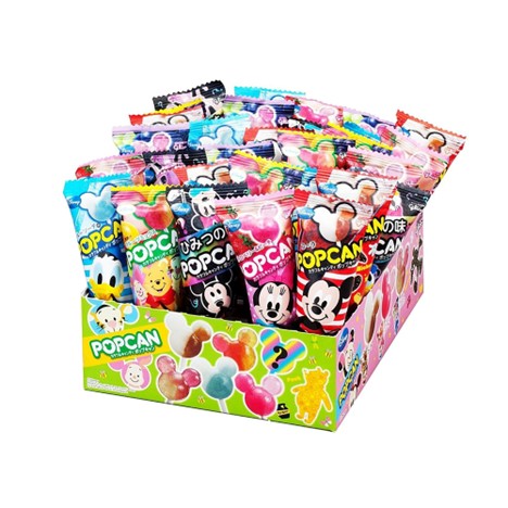 日本格力高| 黄盒 迪士尼 米奇 | 棒棒糖 | 30支装 | Glico Candy 