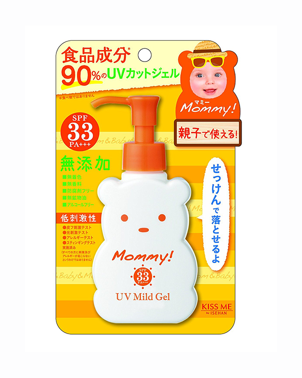 日本伊勢半 儿童 防曬霜100g (日本內銷版) | Kissme Mommy UV Mild Gel for Kids