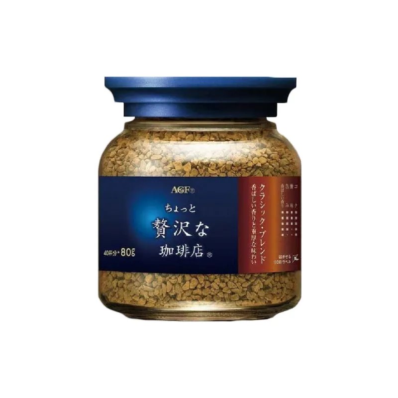 日本AGF | 豪华咖啡店 | 浓郁速溶咖啡粉 | 现代 | 80g | AGF Coffee