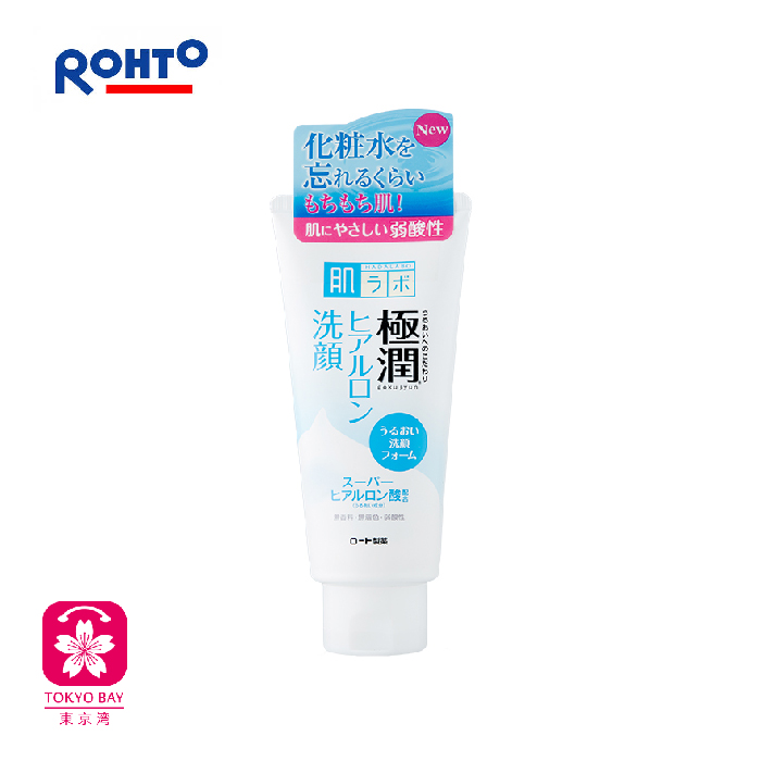 Rohto乐敦 | 极润玻尿酸保湿洗面奶 | 100g