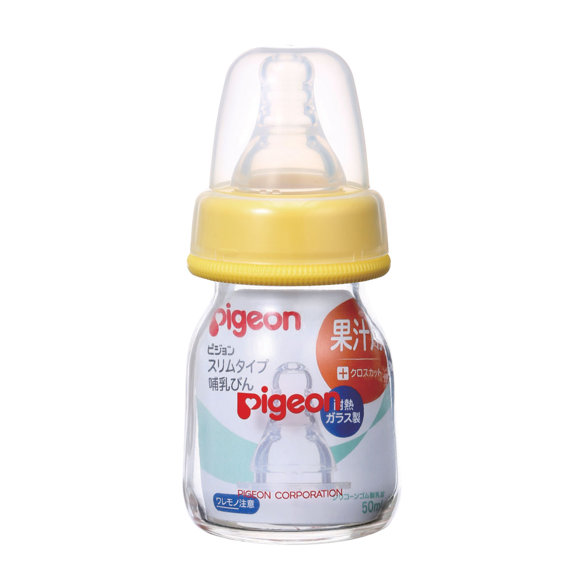 Pigeon贝亲 | 塑果汁奶瓶 耐热玻璃 50ml