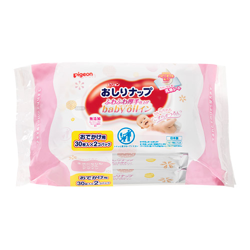 日本Pigeon | 蓬松厚实 | 婴儿湿巾 补充装30*2包