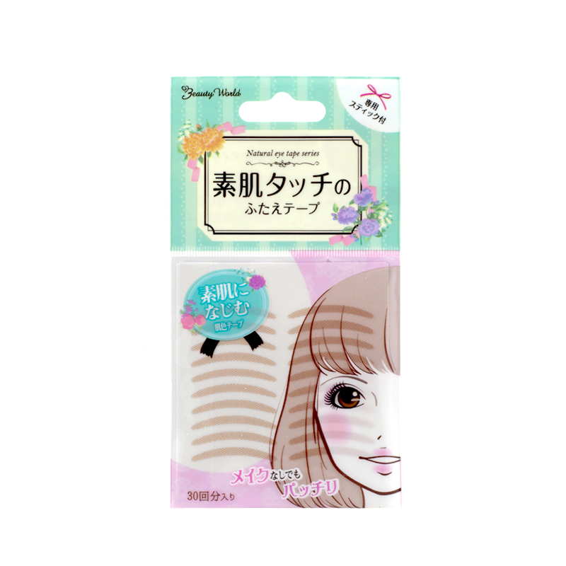 日本Lucky Trendy | 肤色 | 单面 | 素肌自然雙眼皮貼30對 | 