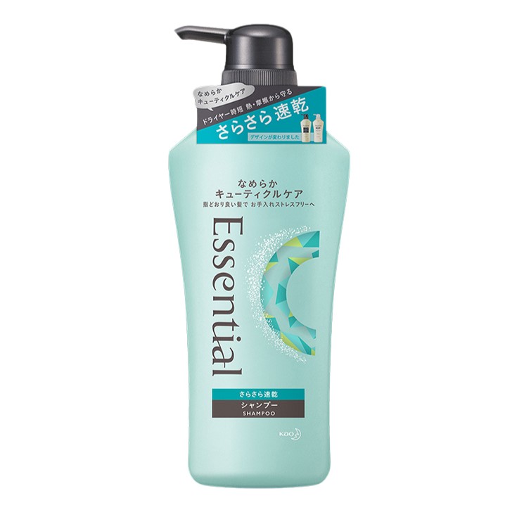 KAO/花王Essential 顺滑速干洗发水480mL | Hair Shampoo