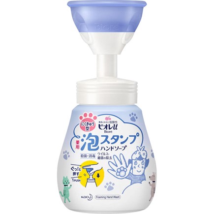 花王 | 小熊泡沫印花 | 洗手液 | 250ml | Anti-bac Hand Wash Foam (Cat Shape)