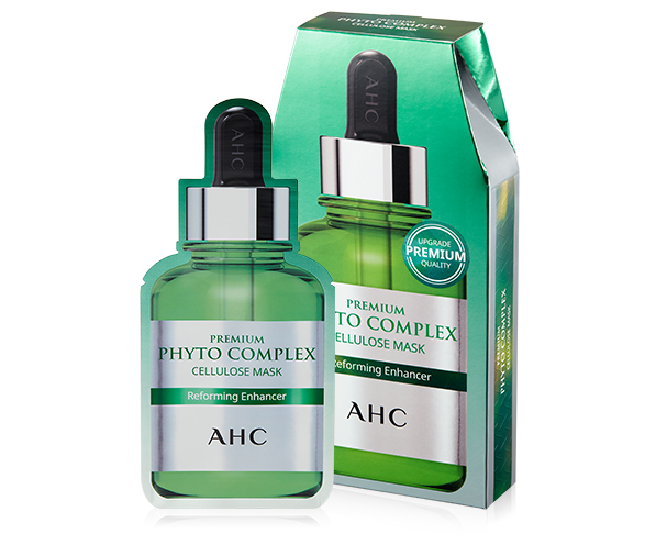 AHC 安瓶 | 高濃度膠原蛋白 | 緊膚面膜 | 5片 AHC Premium Phyto Complex Cellulose Mask (5s)