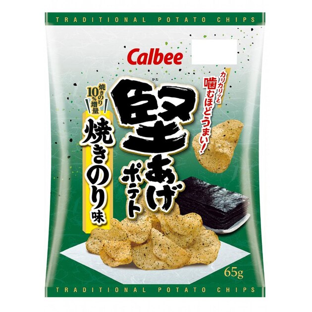 日本卡爾比 | 海苔风味薯片 袋装 | 65 g | CALBEE Potato Chips Crisp Salt 115g