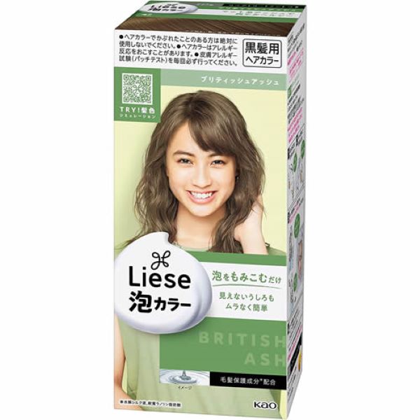 花王|Liese泡泡染发膏|英国灰啡色|108ml