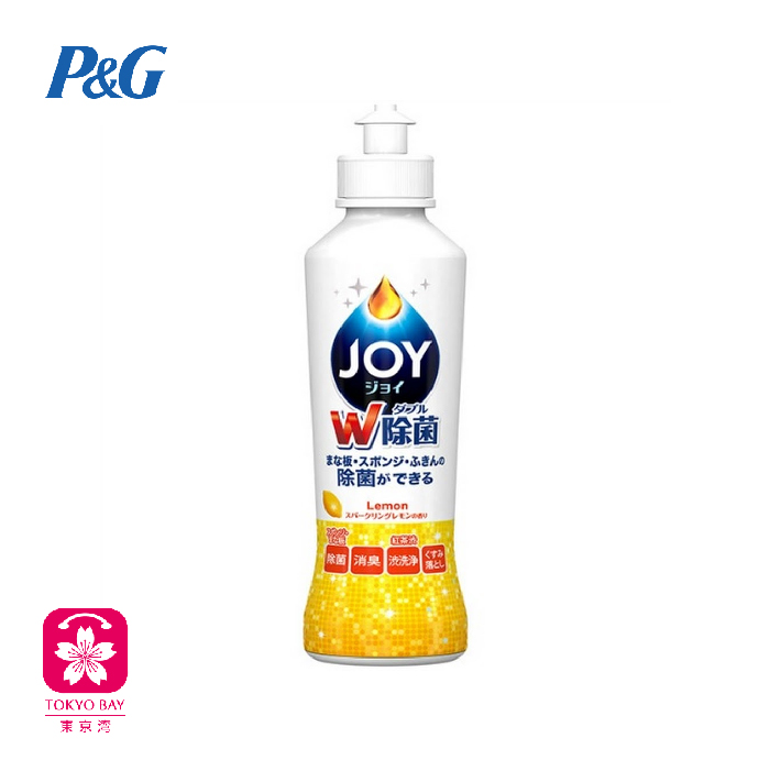 P&G | 日本JOY双重除菌洗洁精 | 柠檬香 | 190ml